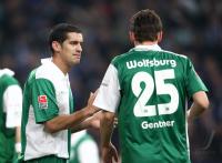 Fussball 1. Bundesliga: Wolfsburg, GENTNER und COSTA