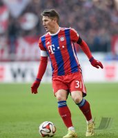 Fussball 1. Bundesliga Saison 14/15: Bastian Schweinsteiger (FC Bayern Muenchen)