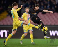 FUSSBALL Coppa Italia  2013/2014: SSC Neapel - AC Rom