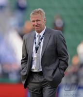 Fussball U 21 EM 2009:  Trainer Horst Hrubesch  (Deutschland)