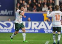 FUSSBALL  1. BUNDESLIGA  09/10  SC Freiburg  - SV Werder Bremen