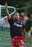 FUSSBALL JUBEL; Jamaine Jones (Eintracht) nach seinem 1-0