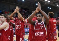 Basketball 1. Bundesliga 15/16 Hauptrunde: Walter Tigers Tuebingen - Brose Baskets Bamberg