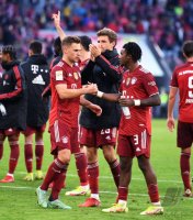 Fussball 1. Bundesliga Saison 21/22: FC Bayern Muenchen -  TSG 1899 Hoffenheim