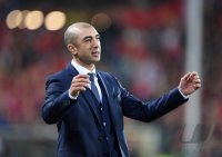 Fussball 1. Bundesliga Saison 14/15: Trainer Roberto Di Matteo (FC Schalke 04)