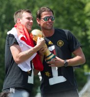 Ankunft der Deutschen Nationalmannschaft in Berlin nach dem Gewinn der Weltmeisterschaft 2014