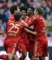 Fussball 1. Bundesliga, Saison 2012/2013:  FC Bayern Muenchen - Hannover 96