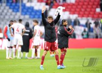 Fussball 1. Bundesliga Saison 21/22: FC Bayern Muenchen - Bayer 04 Leverkusen