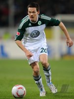 Fussball: 1. Bundesliga Saison 2010/2011: Wolfsburg - Moenchengladbach