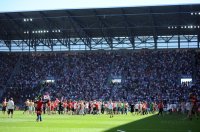 2. Fussball Bundesliga : AUGSBURG JUBEL NACH DEM AUFSTIEG IN DIE ERSTE 1. BL