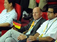 VOLLEYBALL  Olympia 2008  Winfried Hermann Buendnis 90/Die Gruenen