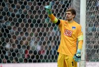 Fussball, 1. Bundesliga  Saison 2014/2015: Werder Bremen - Hertha BSC Berlin