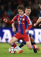 FUSSBALL 1. Bundesliga 2014/2015: Gianluca Gaudino (FC Bayern Muenchen)