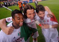 FUSSBALL SERIE A:  Meister 2011  AC Mailand;  JUBEL