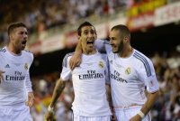 FUSSBALL International COPA DEL REY 13/14:  JUBEL Angel Di Maria (Real Madrid)