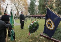 Volkstrauertrag auf dem Klausenfriedhof