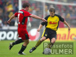 Fussball 1. Bundesliga: Hannover - Dortmund, Zweikampf