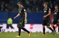 Fussball, 1. Bundesliga  Saison 2014/2015: Hamburger SV - SV Werder Bremen