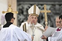 Vatikan, Rom Ostermesse 2024 Papst Franziskus I.