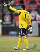 Fussball 1. Bundesliga, Saison 2011/2012:  Torwart Raphael Schaefer (1 FC Nuernberg)