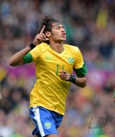 FUSSBALL Olympia 2012 Maenner: Brasilien - Weissrussland