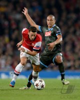 FUSSBALL  CHL  Saison 2013/2014: Arsenal London - SSC Neapel