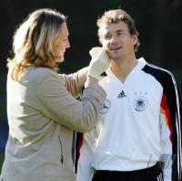 Fitnesstest der Nationalmannschaft in Hamburg