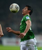 Fussball, 1. Bundesliga  Saison 2013/2014: SV Werder Bremen - FC Bayern Muenchen