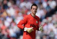 FUSSBALL 1. BUNDESLIGA:   Torwart Diego Benaglio  (VfL Wolfsburg)