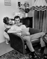 Fussball Hochzeit Beckenbauer: Beckenbauer mit Ehefrau Brigitte