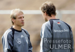 Fussball Training Nationalmannschaft, KLINSMANN und LEHMANN