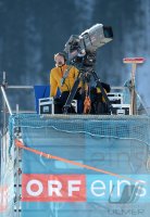 Ski Alpin  Herren  Abfahrt  Kitzbuehel 2013; ORF TV Kameramann
