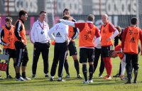 Fussball 1. Bundesliga: Training beim FC Bayern Muenchen