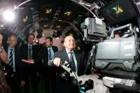 Fussball WM 2006: FIFA-Praesident Joseph S. Blatter besucht das IBC