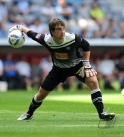 2. Fussball Bundesliga: Torwart Martin Maennel (FC Erzgebirge Aue)