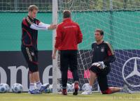 FUSSBALL Training   Deutsche  Nationalmannschaft; Torwart NEUER und WIESE