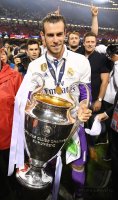 Fussball Champions League Finale 2017: JUBEL Gareth Bale (Real Madrid)