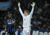 Fussball CHL  Saison 2010/2011: Torwart Thomas Kraft (FC Bayern Muenchen)