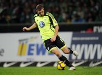 FUSSBALL, 1. BUNDESLIGA, 14. Spieltag: Wolfsburg, DZEKO Einzelaktion