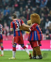 Fussball 1. Bundesliga Saison 14/15: Bastian Schweinsteiger (FC Bayern Muenchen)