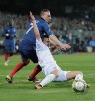 FUSSBALL INTERNATIONAL:  Luxemburg - Frankreich