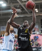 Basketball 1. Bundesliga 17/18 Hauptrunde: Walter Tigers Tuebingen - Eisbaeren Bremerhaven