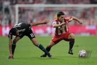 Fussball 1. Bundesliga Saison 2010/2011  FC Bayern Muenchen - VfL Wolfsburg