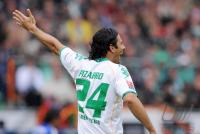 FUSSBALL 1. BUNDESLIGA: Bremen, PIZARRO