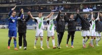 Fussball DFB Pokal Viertelfinale 13/14: SCHLUSSJUBEL VfL Wolfsburg