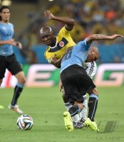 FUSSBALL WM 2014, Achtelfinale: Kolumbien - Uruguay