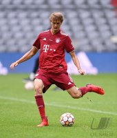 Fussball 1. Bundesliga Saison 21/22: Teampraesentation FC Bayern Muenchen