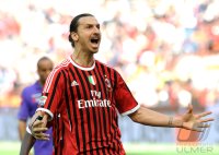 FUSSBALL SERIE A:  Zlatan Ibrahimovic (AC Mailand)