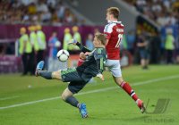 Fussball International Europameisterschaft 2012: Daenemark - Deutschland