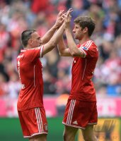 Fussball 1. Bundesliga  Saison  2012/2013:  JUBEL FC Bayern Muenchen